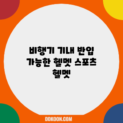 비행기 기내 반입 가능한 헬멧: 스포츠 헬멧