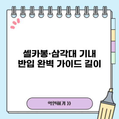 셀카봉·삼각대 기내 반입 완벽 가이드: 길이