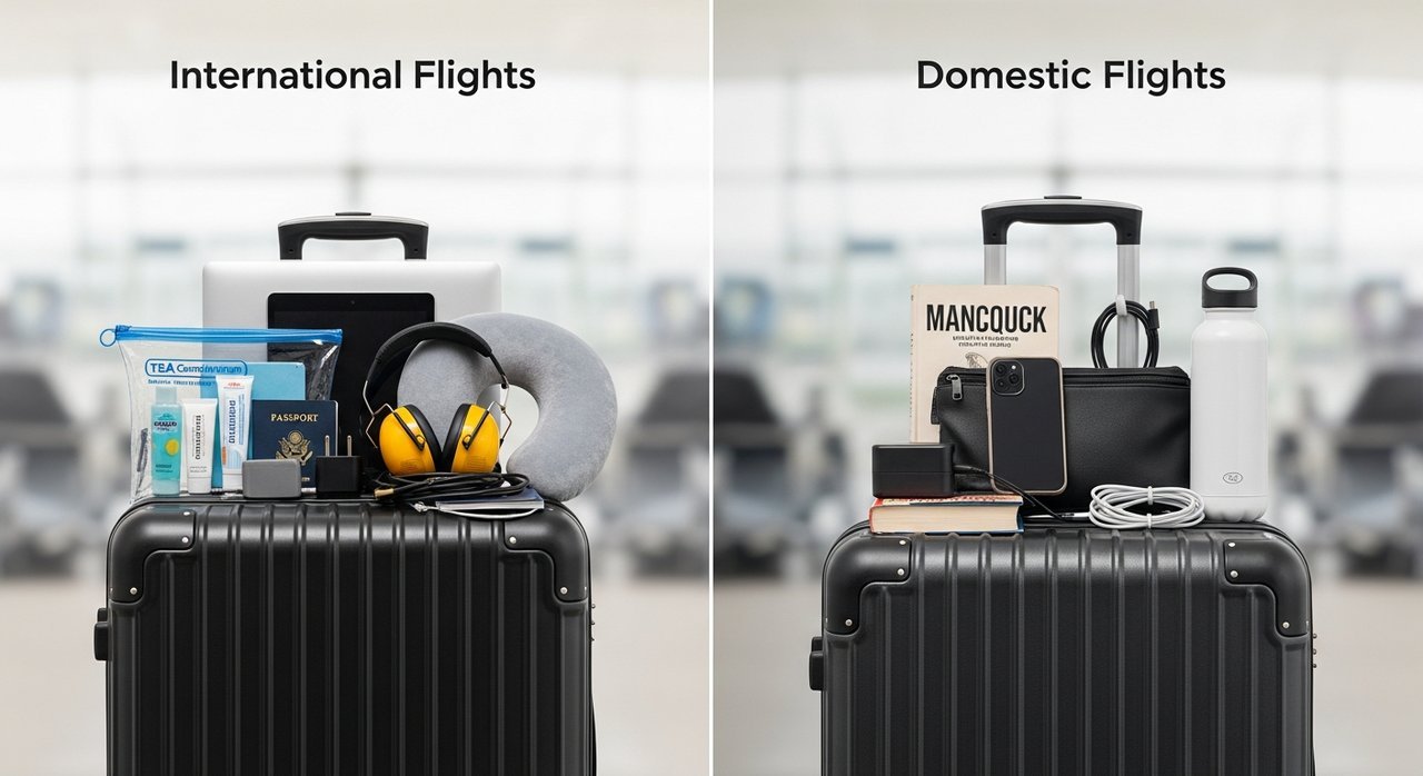 비행기 기내 반입 국제선과 국내선 7가지 차이점 총정리