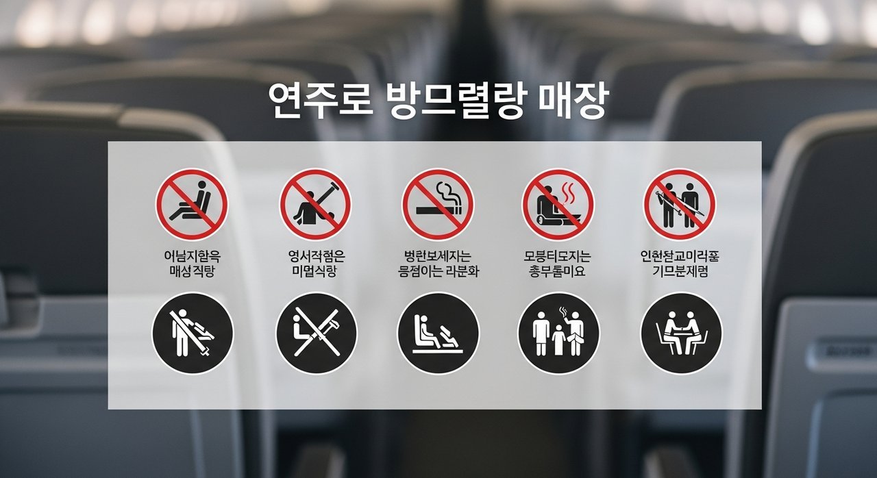 비행기 기내 반입 국제선과 국내선 7가지 차이점 총정리