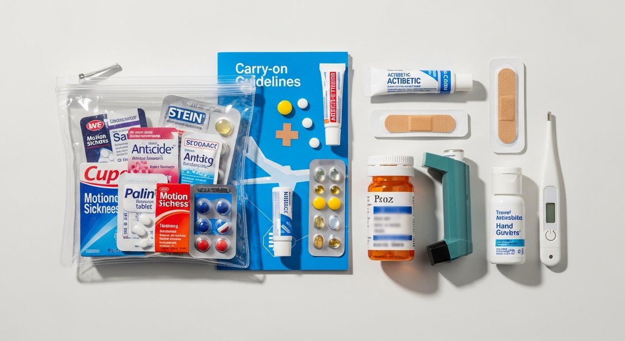 해외여행 필수! 비행기 기내 반입 약품 처방약 상비약 반입 기준 완벽 가이드 7가지