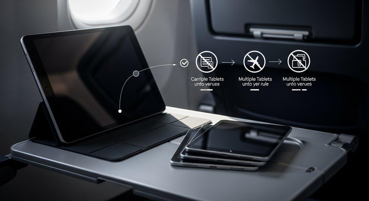 비행기 기내 반입 태블릿 여러 개 반입 기준 3가지 핵심 정리