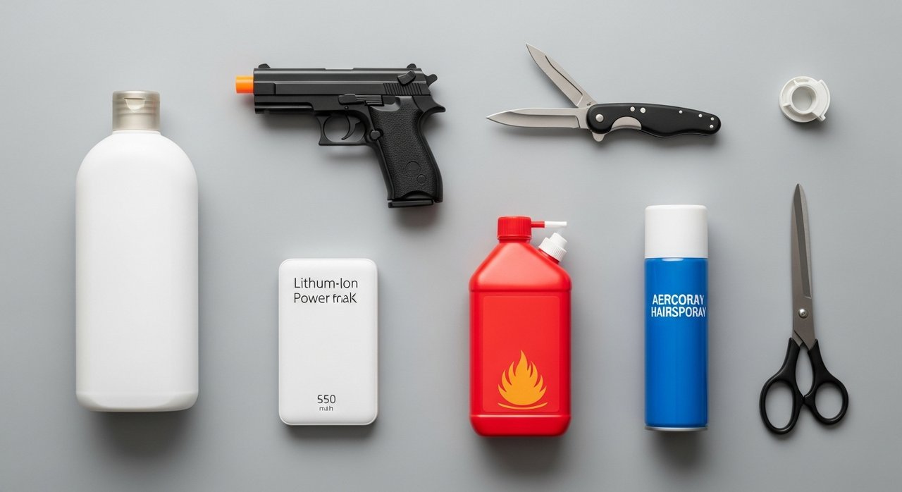 비행기 기내 반입 금지 물품 실제 공항에서 많이 걸리는 7가지 사례 가이드