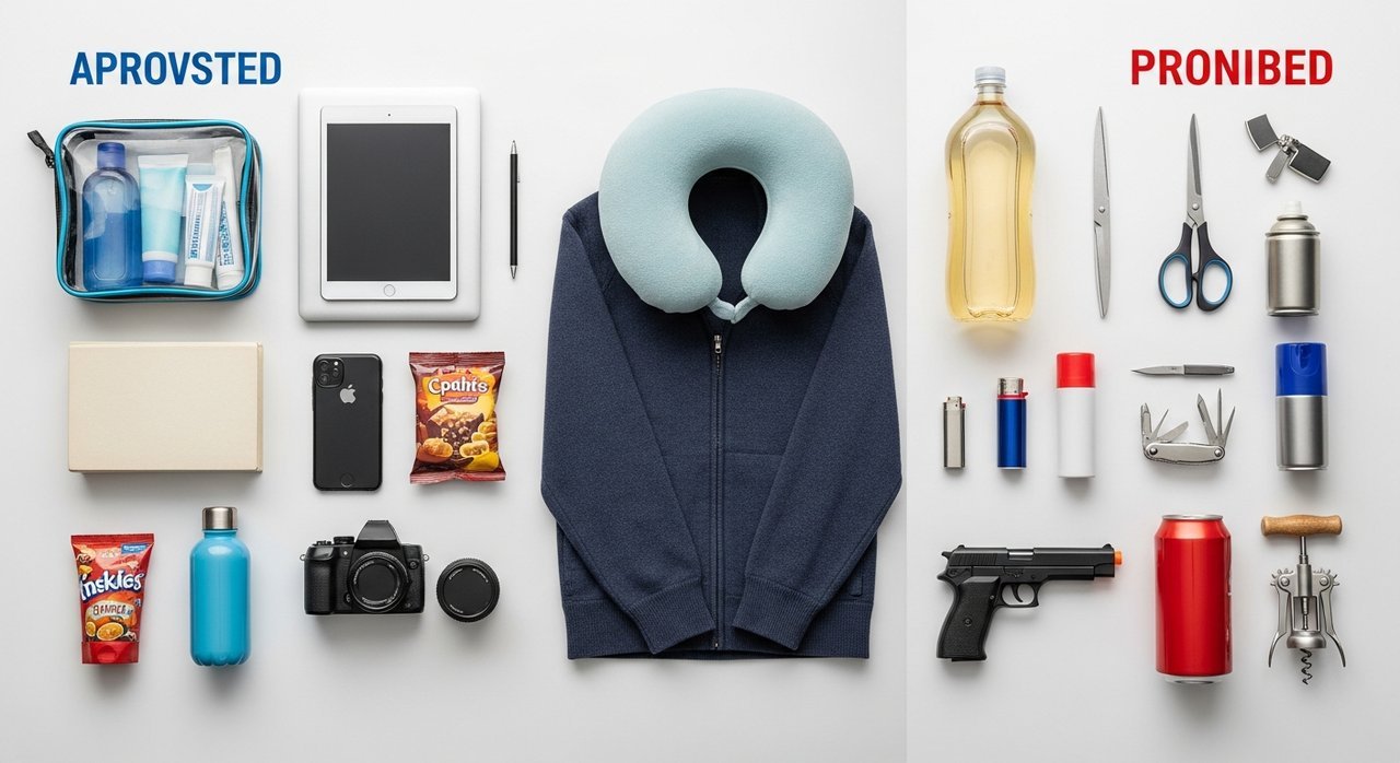 비행기 기내 반입 가능한 물품과 불가능한 물품 한 번에 정리