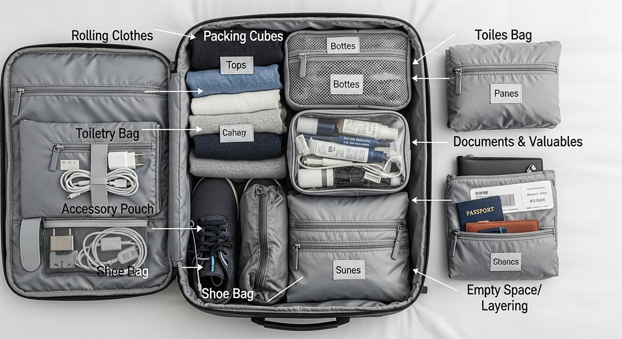 완벽 정리! 비행기 기내 반입 가방 추천 수납 기준 7가지 비법