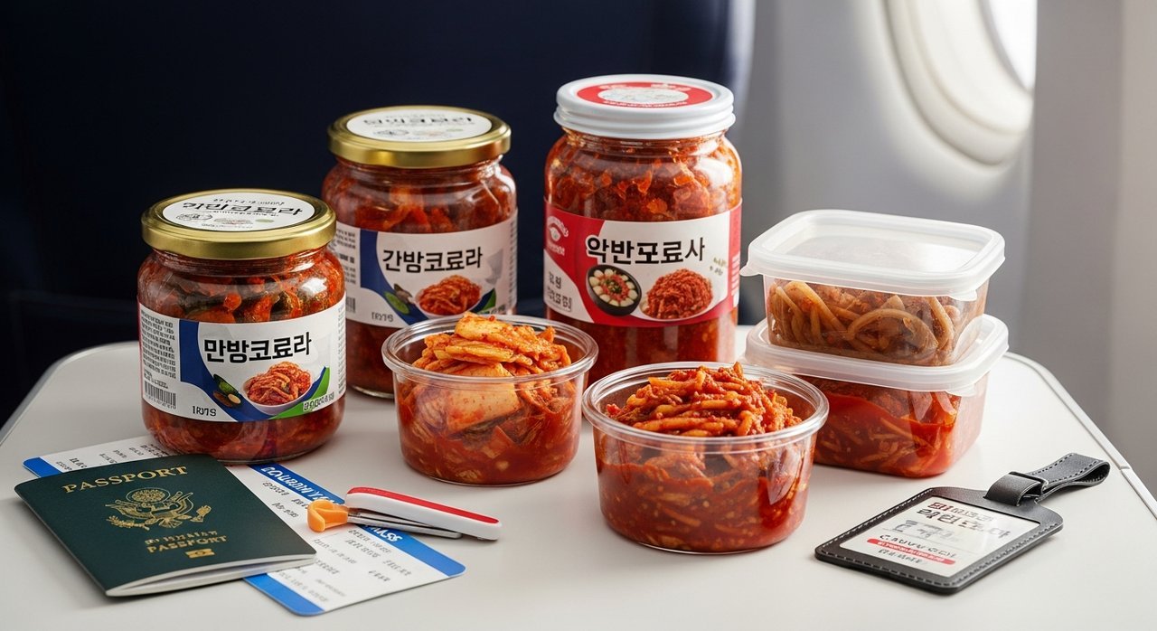 비행기 기내 반입 김치 젓갈 반입 가능할까? 완벽 가이드 7단계